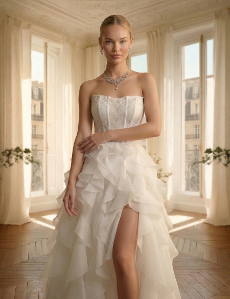 Свадебное белое платье Тэми