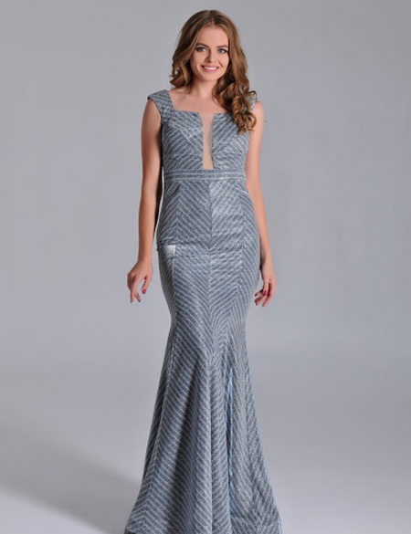 Обтягивающее вечернее платье рыбка в полоску