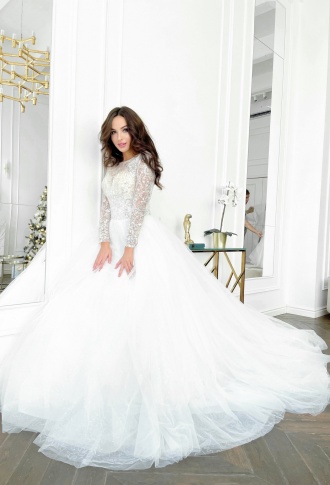 Пышное свадебное платье Эйджен