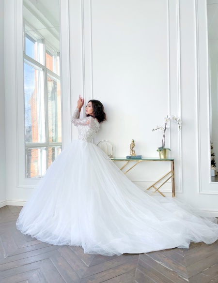 Пышное свадебное платье Эйджен