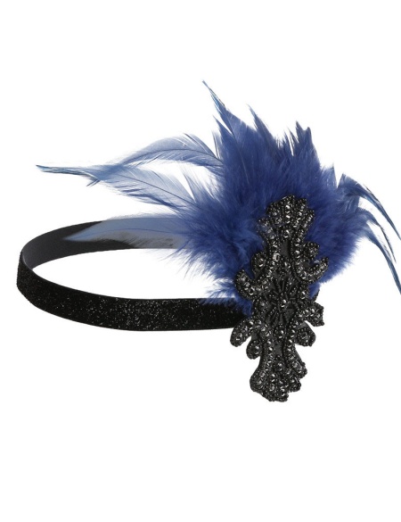 Синее перо на голову