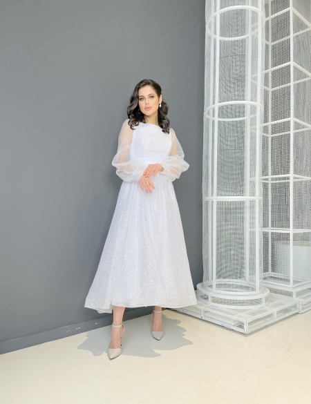 Свадебное платье миди Тали