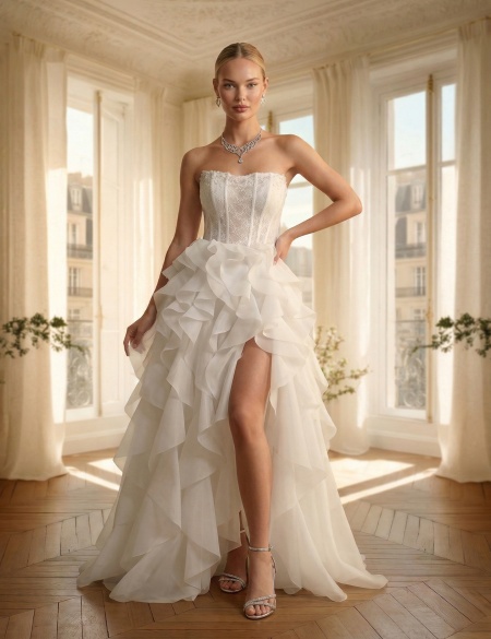 Свадебное белое платье Тэми