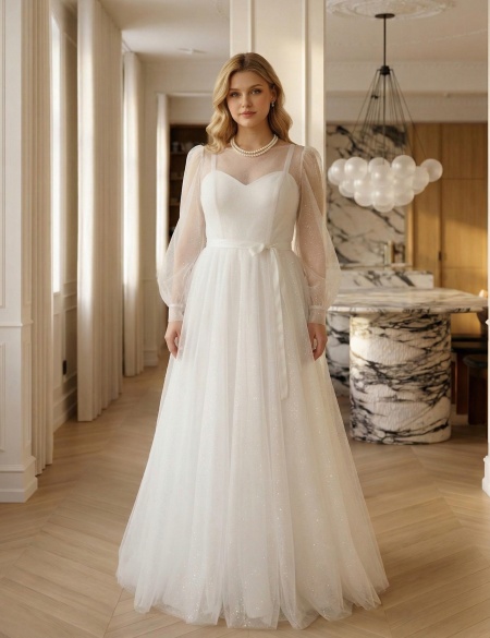 Свадебное платье трансформер 2 в 1 Эстер