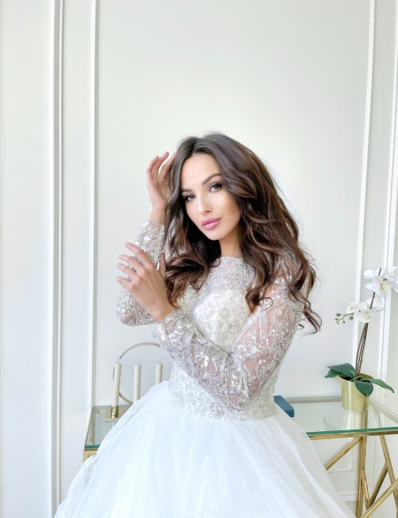 Пышное свадебное платье Эйджен