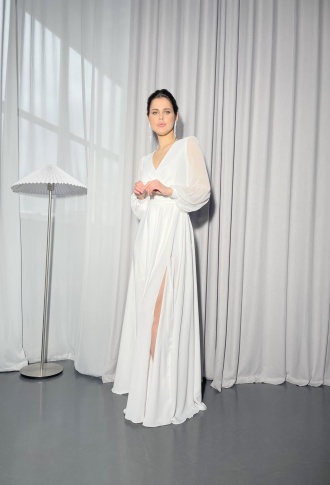 Лаконичное свадебное платье Лана